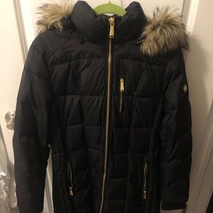 Michael Kors Down Jacket with Fur Hood